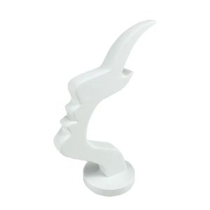 1 Pc Human Face Eyeglass Holder Stand Secure & Artistic Storage Solution Elevate Desk or Nightstand Decor Practical Minimalist