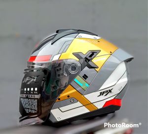 HELM JPX NOVA X V2.0 N5 ESCAPEPAKET SPOILER DOBLE VISOR ORIGINAL
