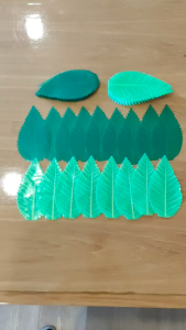 ใบไม้ปลอมแต่งซาชิมิ (100ใบ) สไตล์ญี่ปุ่น แต่งซาชิมิ | ใบไม้ปลอมแต่งอาหารจานเย็น อาหารทะเล หรือขนม