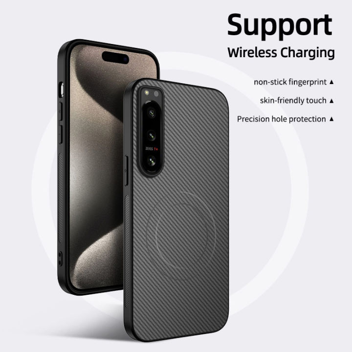 Fits Sony Xperia 10 II Case Carbon Fibre Gel Cover Ultra Slim Shockproof 9502638576410 - View #5