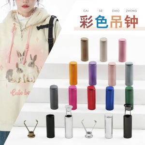 LETIAN 2Pcs Clothes Bags Stopper With Lid Lock Ends Caps Cord Locks Metal For Drawstrings DIY Accessories