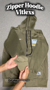 Vitlexs Ziper Hoodie Pria Wanita TERLARIS VITLEXS Original Premium Distro BISA COD Jaket hoodie