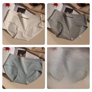 Miiow | Antibacterial Pure Cotton Triangle Underwear For Women Mid-Waist Large Size Comfortable Briefs Daily Wear By MiiOW Cat Person