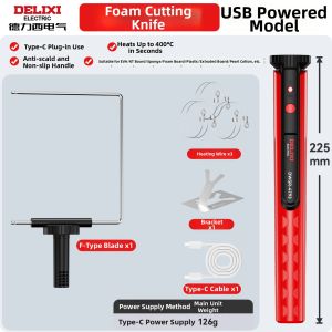 DELIXI | Plastic Foam Sponge Cutting Hot Knife