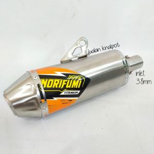 silencer knalpot inlet 38mm motor klx150 crf150l wr155 klx tiger klx megapro klx scorpio