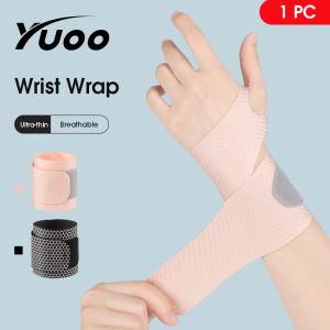 YUOO 1PC Adjustable Wrist Brace Support Bracer Gym Wristband Carpal Protector Breathable Injury Wrap Band Safety Belt