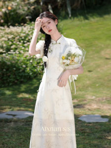 Đầm Qipao Phong Cách Tân Trung Hoa