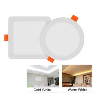 LED Downlight Ultra thin Round Square Recessed Lamp 6W 8W 15W 20W AC110-220V Indoor Bathroom Ceiling LED Spot Light
