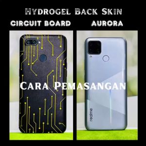 Hydrogel Back Skin Aurora Motif untuk Smartphone Oppo & Vivo