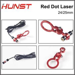 HUNST Dia: 20/25mm Red Dot Holder Set DC5V Diode Module Device Positioning For DIY Co2 Laser Engraving Cutting Head