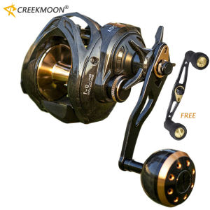 New Power Baitcaster Reel Fishing 6+1BB TDC300 Carbon Body Max drag 16kg Lure Shake Slowly Wheel Metal Bass Outdoor Freshwater