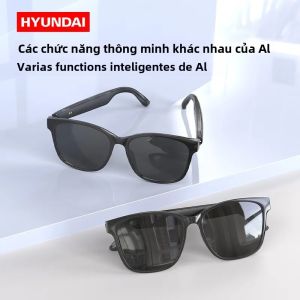 Hyundai HY-C8 AI Kính Thông Minh Có Camera Tự Động Dịch Giọng Nói Tai Nghe Bluetooth Không Dây Thể Thao Chìa Khóa Đa Năng
