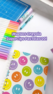 Hộp 20 Bút Màu Marker Super Tips Crayola Pastel - Dễ Tẩy Rửa (Hàng Chính Hãng)