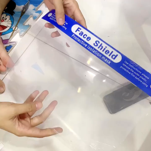 Tấm Che Mặt Face Shield Trong Suốt HD Chống Giọt Bắn – Set 3 cái – Chống Hơi Nước Dây Đeo Co Giãn