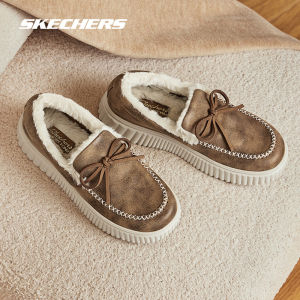 Skechers | Low-Cut Fleece-Insulated Womens Loafers Shoes Warm Winter Comfort Thick Sole