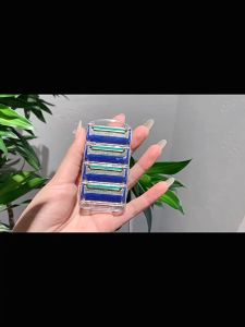 ใบมีดโกนคุณภาพสูง ใบมีดโกนที่ใช้งานร่วมกันได้สำหรับมีดโกนหนวดเครา ใบมีดตัดแต่งหนวดสำหรับมีดโกนชาย