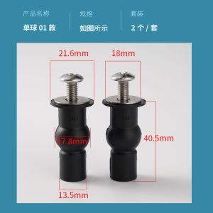 Stainless Steel Old Style Toilet Seat Cover Screw Universal Hinge Expansion Bolt Fixed Bracket Toilet Accessories