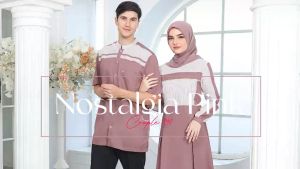 BAJU COUPLE SARIMBIT KELUARGA ETHICA ELFA COUPLE 184 NOSTALGIA PINK / BAJU SARIMBIT COUPLE KELUARGA ETHICA AYUMI 417 & KAHFI 308 NOSTALGIA PINK