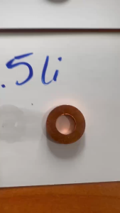 Long đền chân béc đồng (Copper Washer) 1li   1.5 li  2 li  2.5 li ( 4 cái )