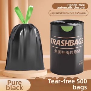 PISSA | Thick Tear-free Drawstring Automatic Closing Garbage Bag Large
