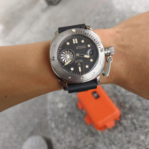 Vakuy Automatic Mechanical Watch Submarine Military Long March Series Commemorative Seagull ST25 Luminous Waterproof Large Dia