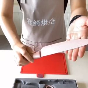 HESPR🌈มีด ชุดมีดทำครัว ชุดมีด6ชิ้น ชุดมีดสีพาสเทล วัสดุ ใบมีด สแตนเลส ด้ามจับ พลาสติก PP ผิวทราย กันลื่น สารเคลือบใบมีดกันติด ER-0278