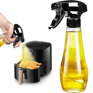200ML OLIVIA Oil Sprayer Glass Olive Oil Sprayer Mister Food Grade Olive Oil Spritzer Bottle For Air Fryer Salad BBQ Roasting