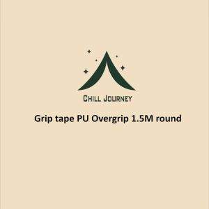 Caring castle grip tape PU Overgrip 1.5M round groove non-slip absorb sweat for fishing rod