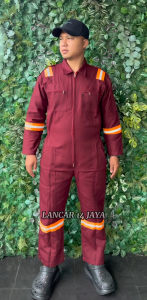 Wearpack Katelpak Terusan Kantor Twill 12 Warna Skotchlite Orange