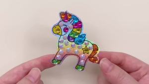 WAHFNG Gem Art Diamond Art Kids Painting Kit -Make Your Own StickersKeychains & Suncatchers - Arts and Crafts for Girls and Boys Ages 6-12 - Best Gift Ideas for Age 6 7 8 9 101112 Years Old