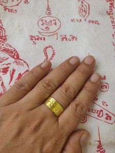 แหวนทองเหลือง แหวนพระพุทธเจ้า 5 พระองค์ แหวนทองเหลืองปั๊มพระพุทธเจ้า 5 พระองค์ แหวน ทองเหลือง