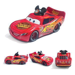 Takara Tomy | Cars Pixar Mickey McQueen Sally Chick Hicks Racing Toys 1:55 Metal Die Casting Model Car Childrens Birthday Gifts Toys