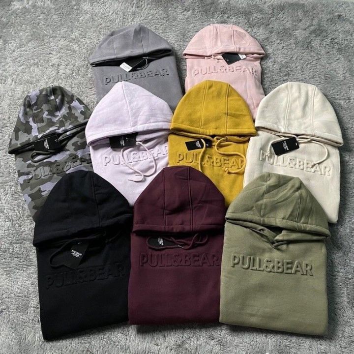 Jaket hoodie clearance pull and bear