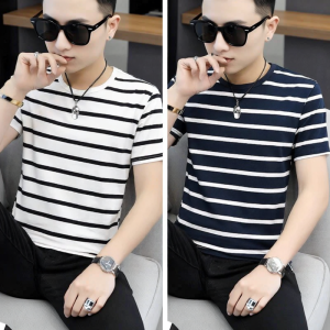 TUCANO | Striped Thin Loose Summer Short Sleeve T-Shirt