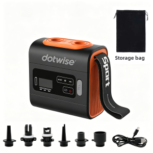 DOTWISE 22PSI Portable Wireless Electric Air Pump SUP Air Pump For Outdoor Camping Air Mattress Inflatable Tents Kayak