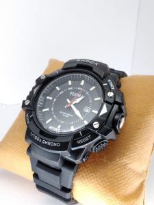 Japan Movt 1171 Fjm Fitur Tanggal Jam Tangan Pria Tali Karet Jam tangan Waterproof