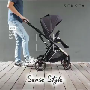 Sense Style รถเข็นเด็ก ผ่านมาตรฐานEN1888 คันใหญ่ ดีไซน์สวย นั่งสบายและความปลอดภัย ในราคาสุดคุ้ม