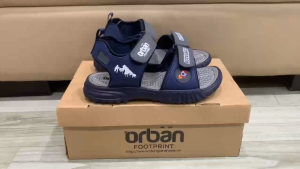 Sandal Kids URBAN FOOTPRINT Quai Dán SD2402 cho bé trai màu xanh chàm 100% chính hãng bảo hành 03 tháng đối với lỗi nhà sản xuất