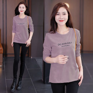 Minimalist Fashion round Neck Sweaters Womens Clothing Spring and Autumn Easiest for Match Slim Looking Loose Pullover Belly-Covering Coat Western Style Youthful-Looking