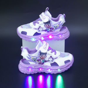 Princess Themed Girls Sandals with Light up Top Cover Design Summer Collection Childrens Shoe Comfort And Style Combined