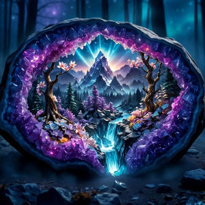 500 1024pcs Jigsaw Puzzle Crystal World Fantasy Landscape For Adults Home Office Brain Teaser Family Game Christmas Gift