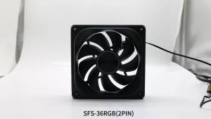 Quạt Máy Tính MANMU RGB LED 2Pin 120mm Sử Dụng Bạc Đạn Siêu Êm Làm Mát Cho Case PC Và Tản Nhiệt Tương Thích Với Game.