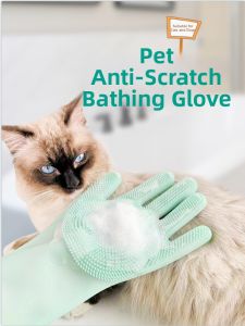 7o | Pet Bathing Gloves Anti-Bite Cat & Dog Bathing Tool