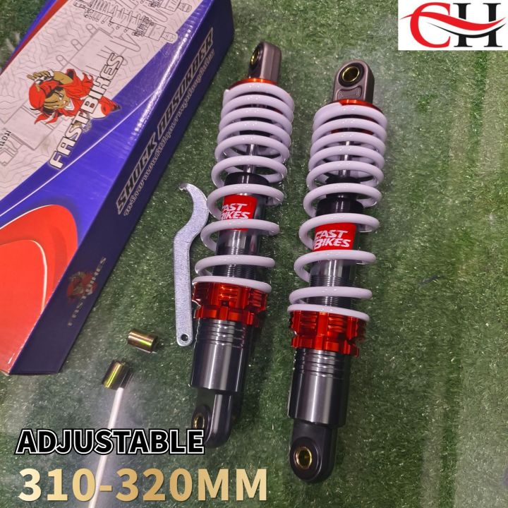💯💯💯FAST BIKES REAR SHOCK 310-320MM XRM/TMX/WAVE/SMASH/SYM/DASH/SHOGUN ...