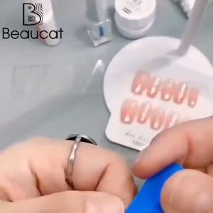 Beaucat เล็บปลอม ล็บปลอม กันน้ำ 24 ชิ้น พร้อมกาว ชุดแต่งเล็บปลอมฝรั่งเศสรองรับ COD เล็บปลอม ล็บปลอม กันน้ำ 24 ชิ้น พร้อมกาว ชุดแต่งเล็บปลอมฝรั่งเศสรองรับ COD