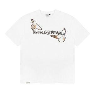 STK Small Town Kid | Lace Dove Embroidery Print Short Sleeve T-Shirt