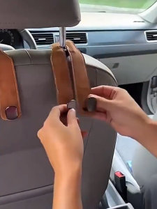 ตะขอแขวนของในรถแบบมีซิลิโคน ABS แบบห้อย/ทวิม ทนทาน สำหรับรถหน้า