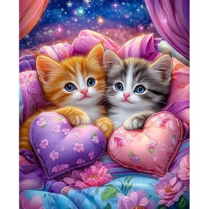 Kayou | Paint By Numbers Kit for Adults Beginner 40X50CM DIY Cat Animal Canvas Painting Home Wall Decor Art Craft Gift Home Decor