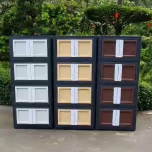 LEMARI PAKAIAN PLASTIK AKAKO LEMARI BARU AKAKO MICRO LEMARI PINTU LEMARI MINIMALIS STORAGE BOX