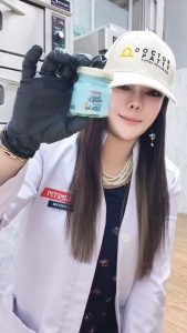 (2ขวด)โยเกิร์ตนมแพะผสมสาหร่ายบลูสไปรูลิน่าแท้ ออร์แกนิกเพื่อสุขภาพสัตว์เลี้ยง PETSMILE 250ml